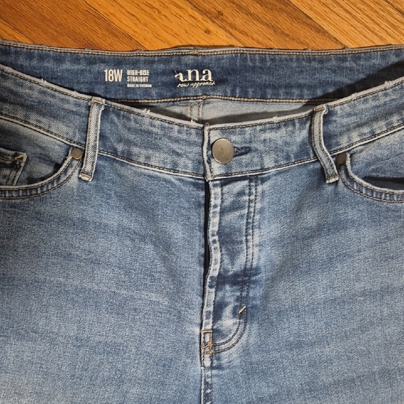 A.N.A High-Rise 5 Pocket Straight Stretchy Jeans Sz 18W - Picture 8 of 11